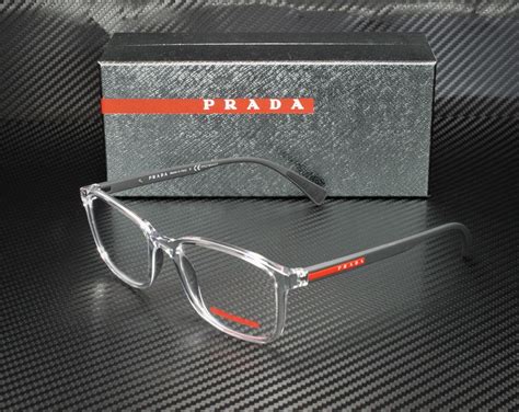 prada clear glasses men|prada clear prescription glasses.